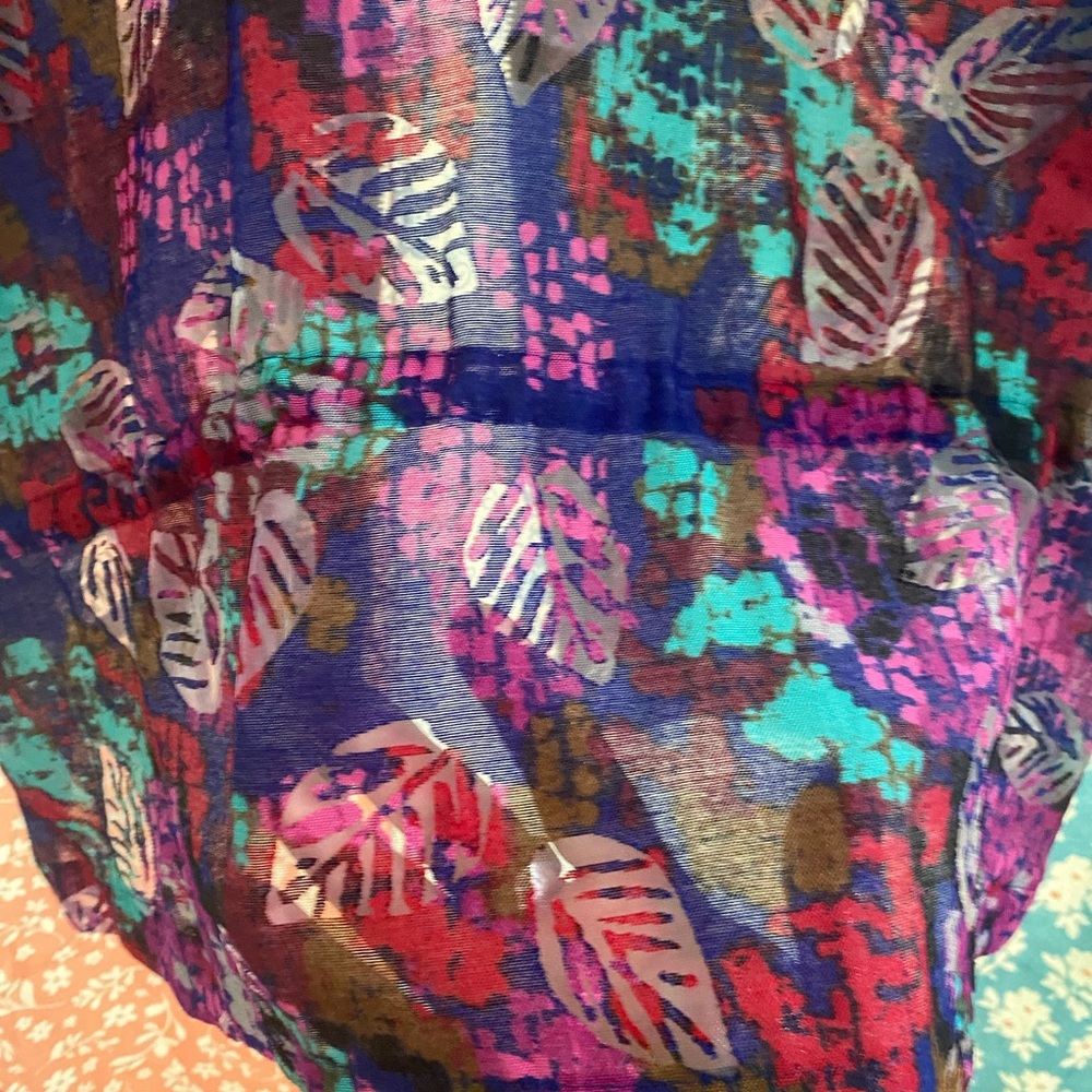 Ruby Rd. Multicolor Pattern Jacket size 12 - Picture 7 of 8